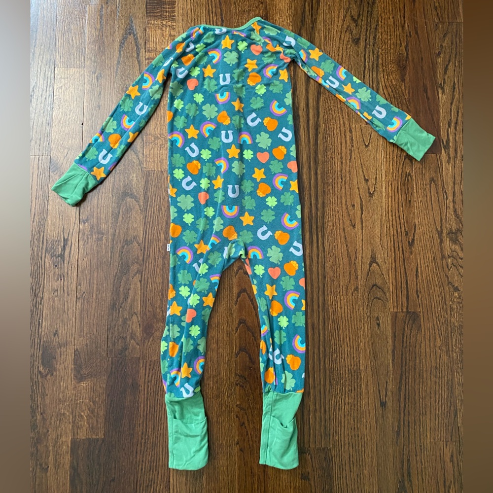 Little Sleepies PJs 3T unisex gender neutral toddler St. Patrick's One-Piece - Picture 13 of 13